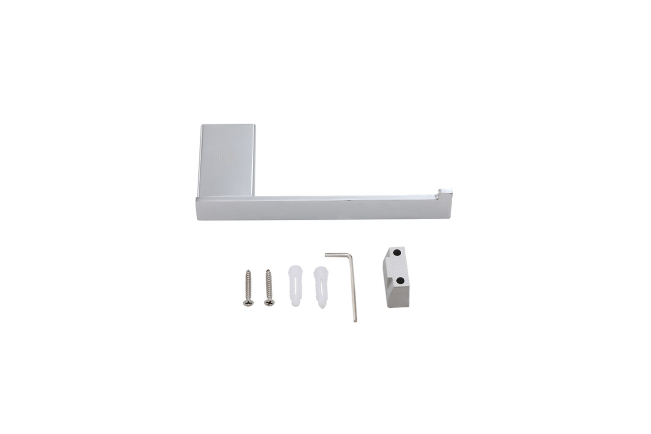 ELEGANT KITCHEN AND BATH HWB-13S2PCH Sofia 2-Piece Bathroom Hardware Set in Chrome
