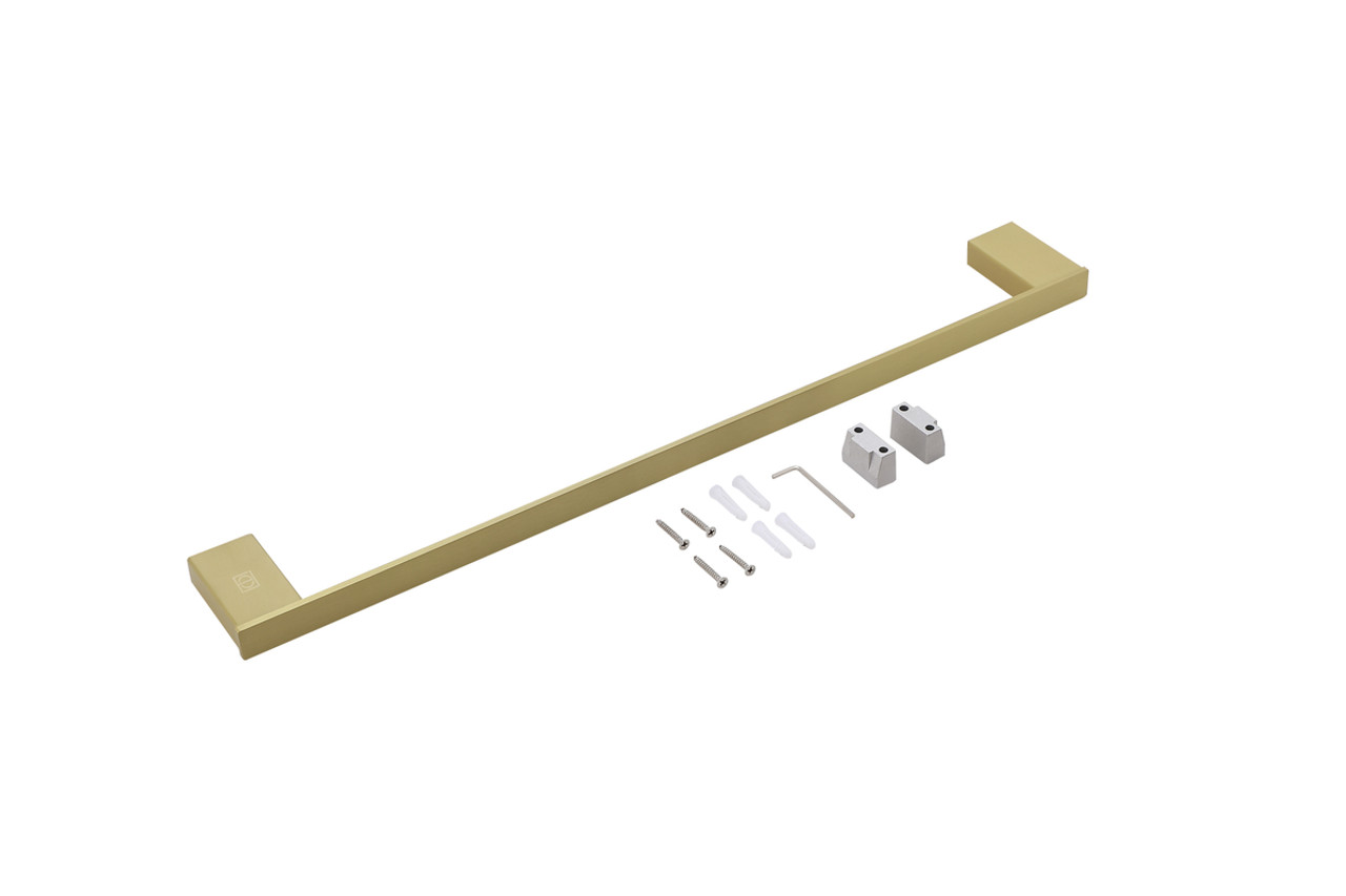 ELEGANT KITCHEN AND BATH HWB-13S3RBGD Sofia 3-Piece Bathroom Hardware Set in Brushed Gold