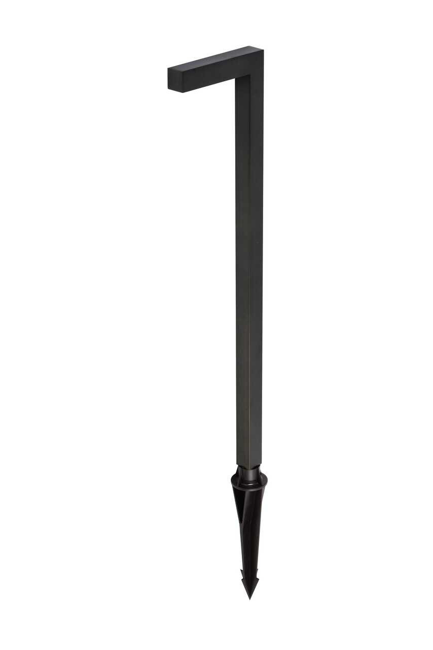 ELITCO LIGHTING P807-DB Outdoor 12V Cast Brass modern path light 5.25 inch Wide x 22 inch High in Dark Bronze