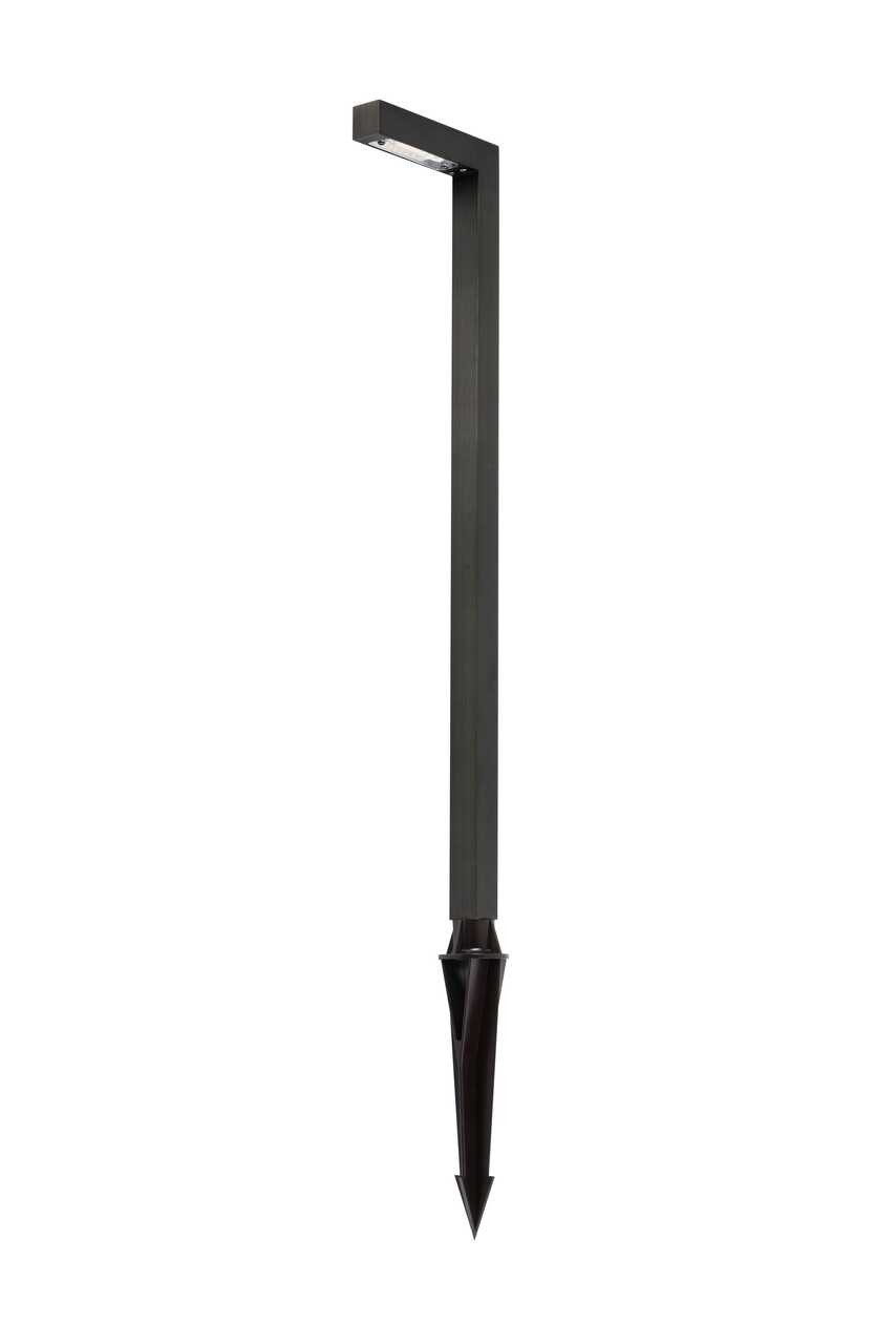 ELITCO LIGHTING P807-DB Outdoor 12V Cast Brass modern path light 5.25 inch Wide x 22 inch High in Dark Bronze