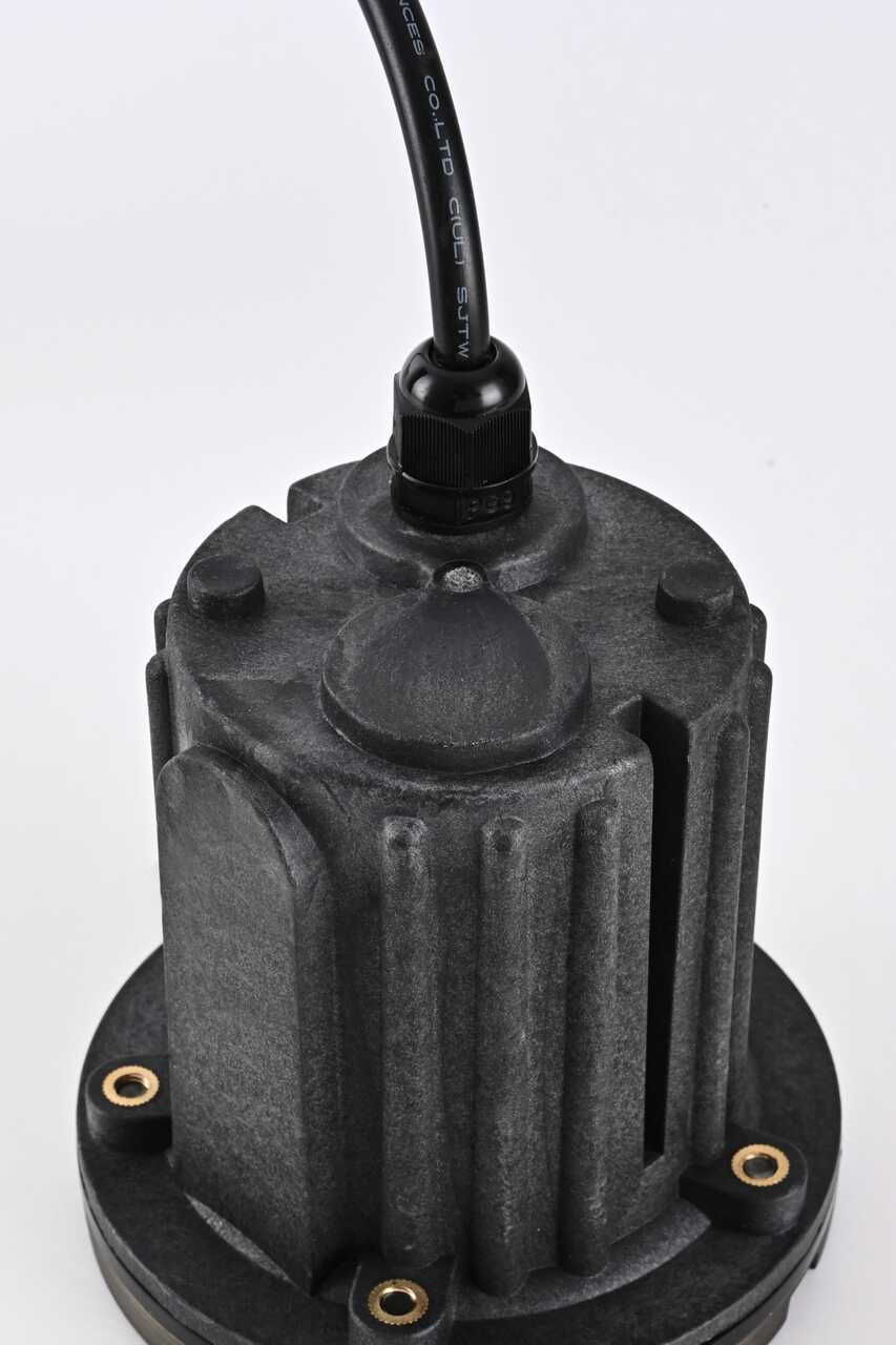 ELITCO LIGHTING W121-DB Outdoor 12V Cast Brass well light 5.25 inch Wide x 6.75 inch High in Dark Bronze