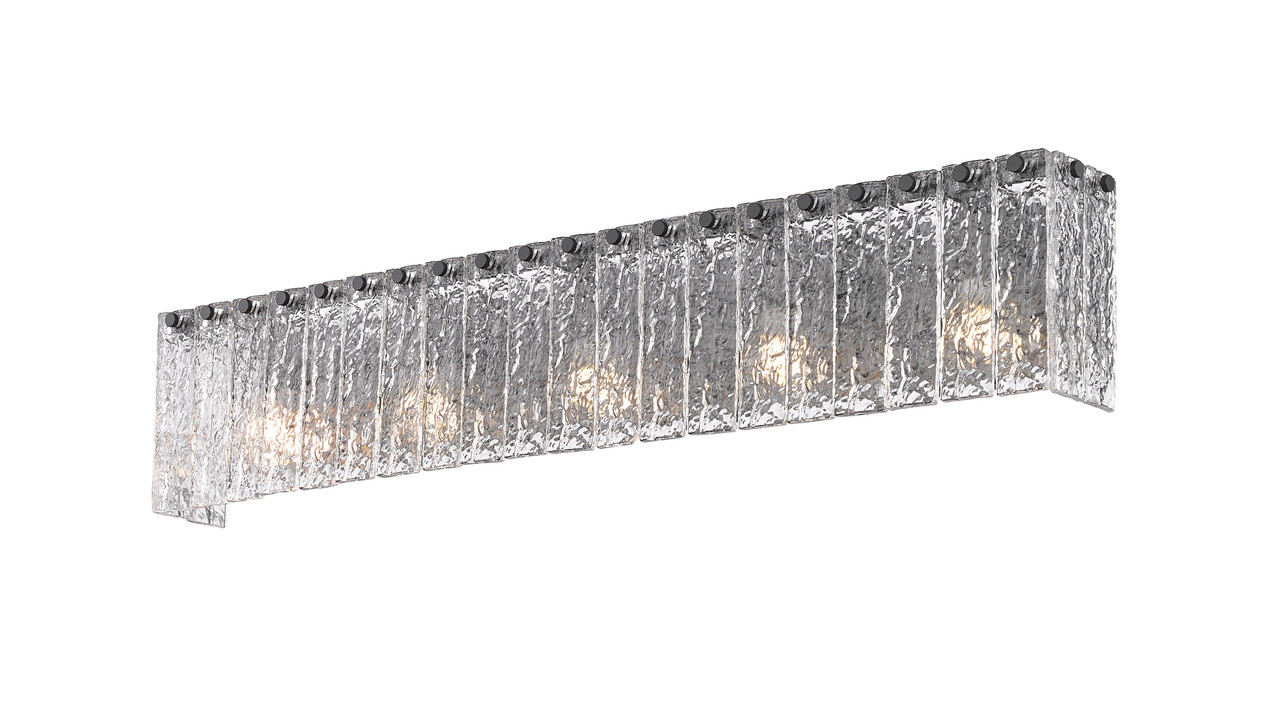 Z-LITE 1943-5V-MB 5 Light Vanity, Matte Black