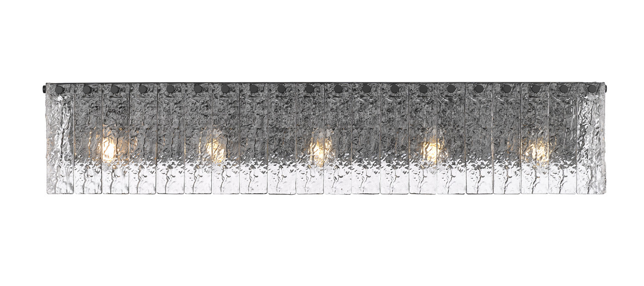 Z-LITE 1943-5V-MB 5 Light Vanity, Matte Black