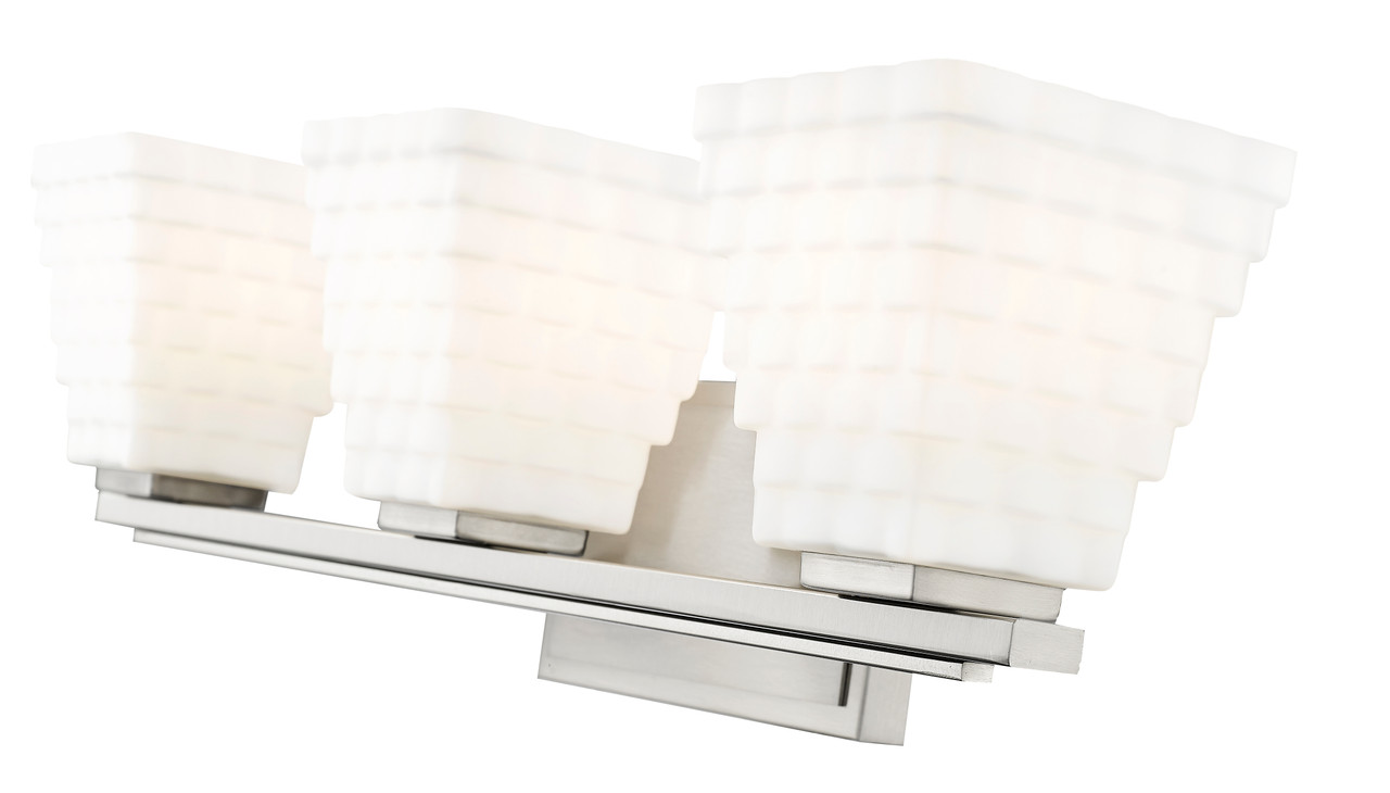 Z-LITE 7514-3V-BN 3 Light Vanity, Brushed Nickel