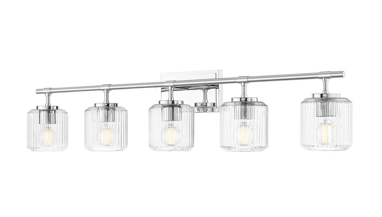 Z-LITE 7515-5V-CH 5 Light Vanity, Chrome