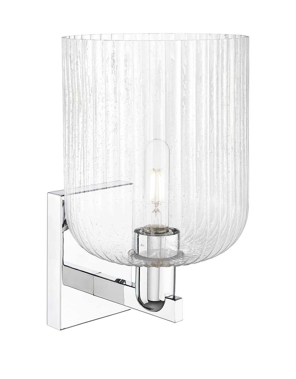 INNOVATIONS 716-1W-PC-G559-8SDY Bridal Veil 1-Light Sconce Polished Chrome