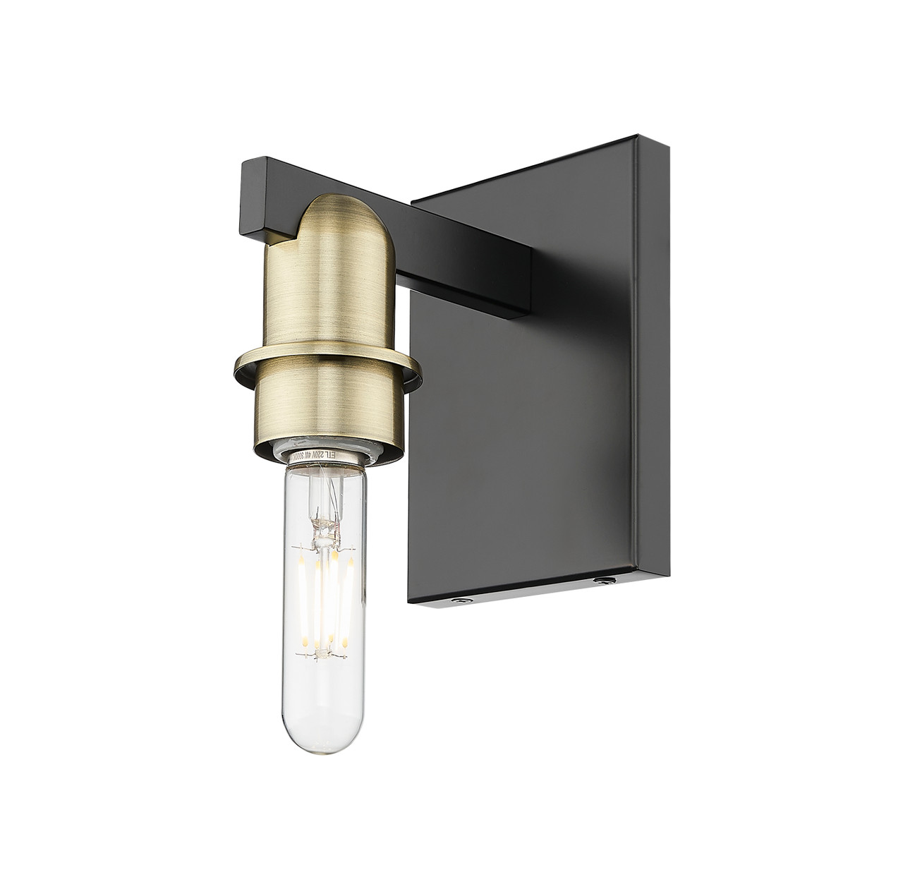INNOVATIONS 716-1W-BAB-G559-8SDY Bridal Veil 1-Light Sconce Black Antique Brass