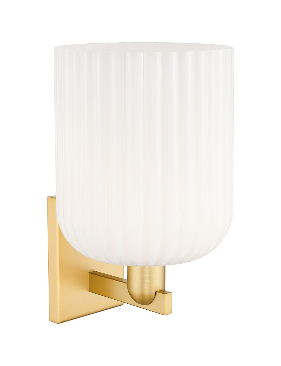INNOVATIONS 716-1W-SG-G559-8GWH Bridal Veil 1-Light Sconce Satin Gold