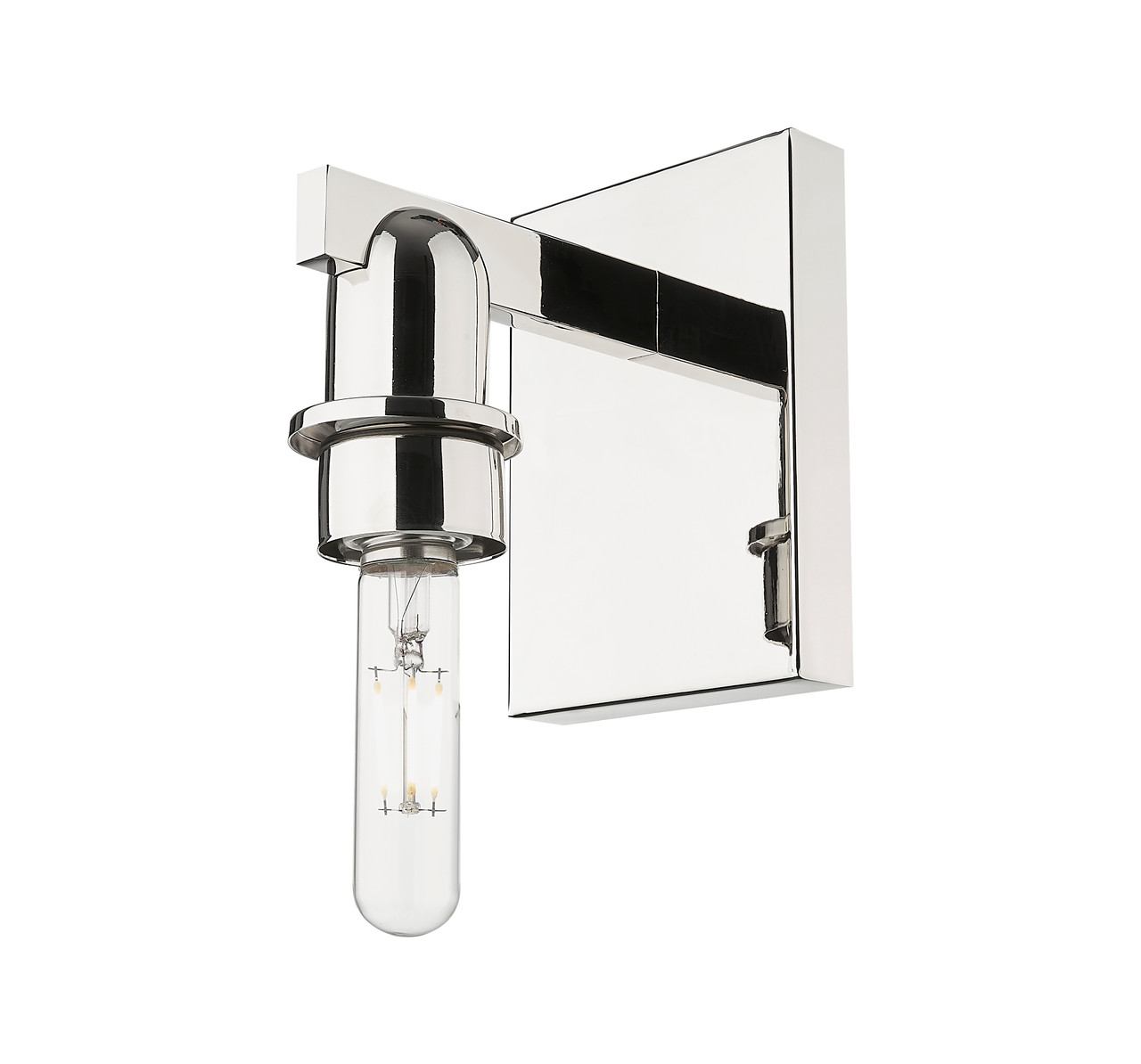 INNOVATIONS 716-1W-PN-G559-8CL Bridal Veil 1-Light Sconce Polished Nickel