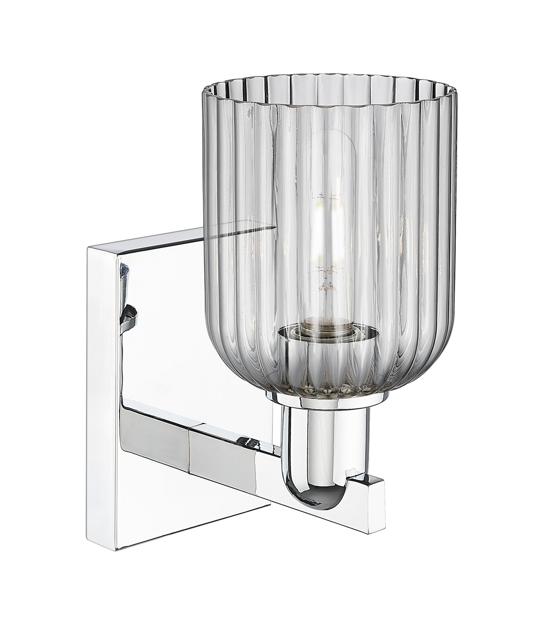 INNOVATIONS 716-1W-PC-G559-5SM Bridal Veil 1-Light Sconce Polished Chrome