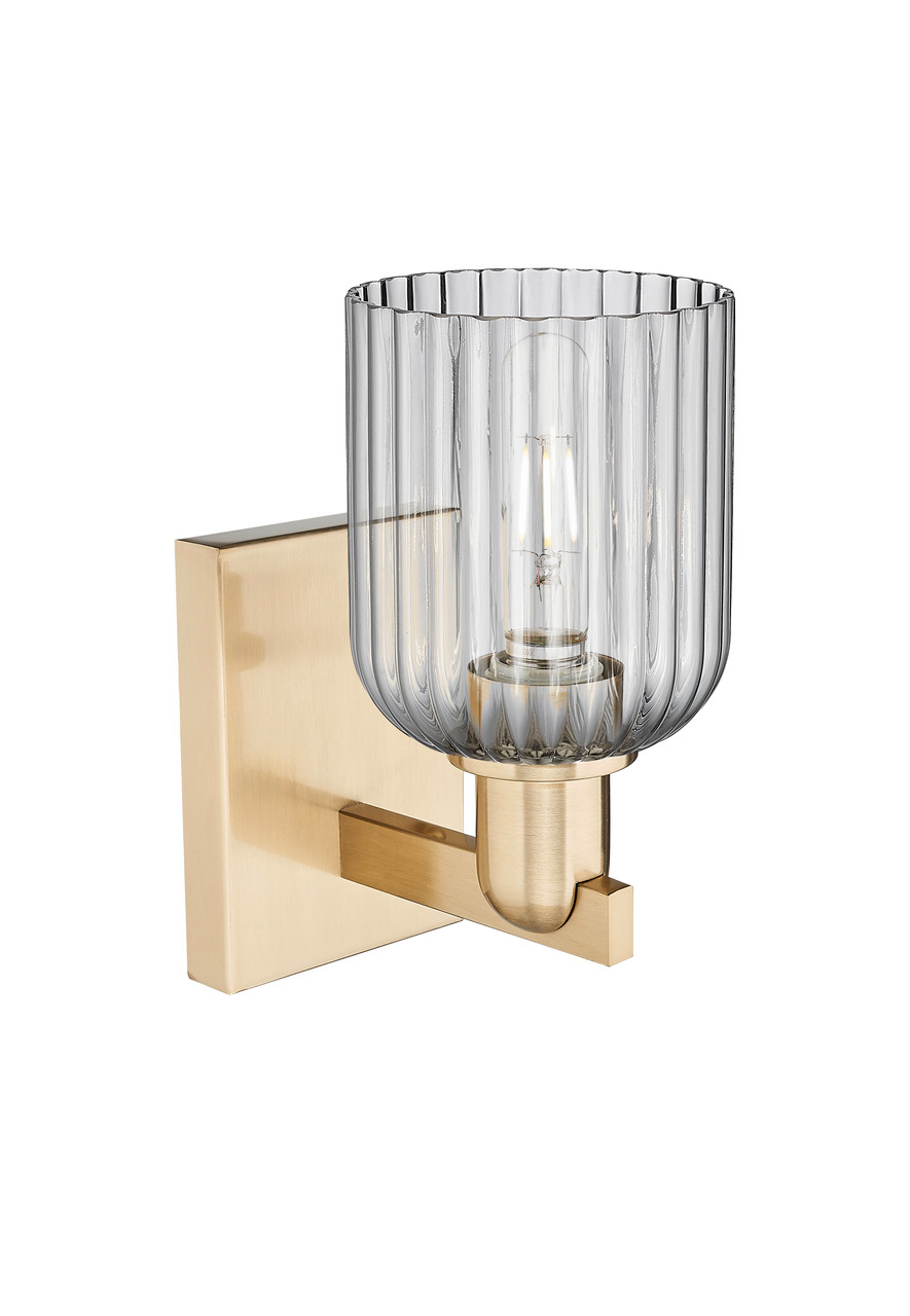 INNOVATIONS 716-1W-CB-G559-5SM Bridal Veil 1-Light Sconce Champagne Bronze