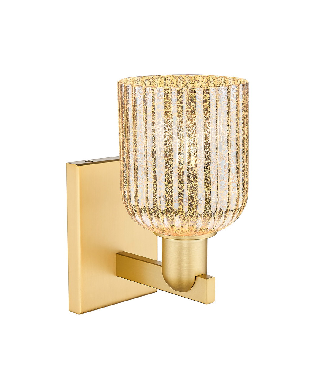 INNOVATIONS 716-1W-SG-G559-5ME Bridal Veil 1-Light Sconce Satin Gold