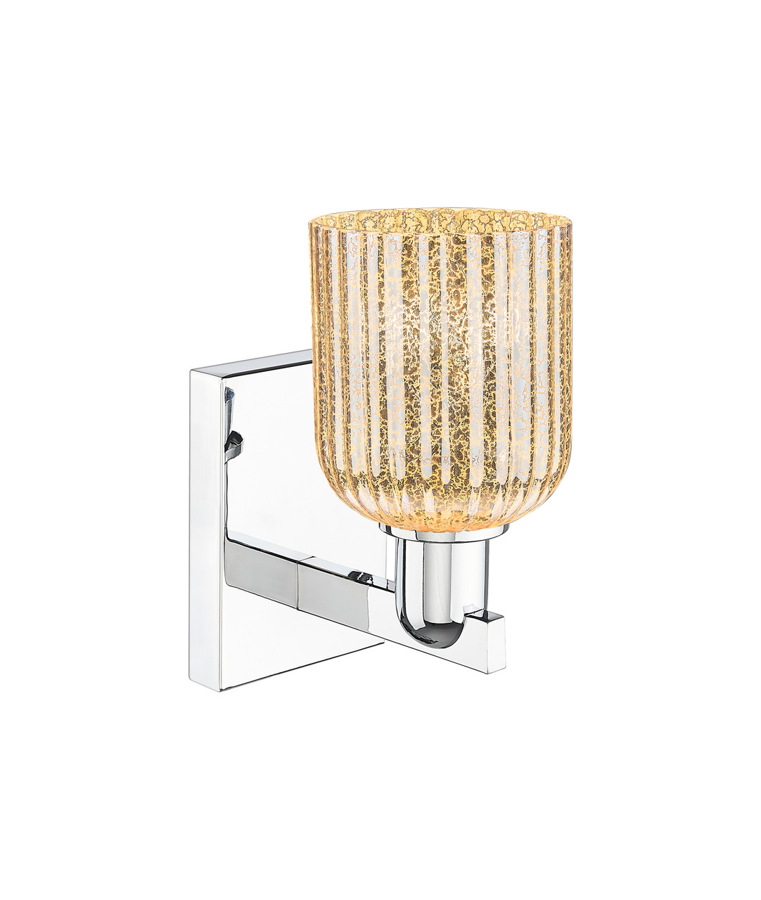 INNOVATIONS 716-1W-PC-G559-5ME Bridal Veil 1-Light Sconce Polished Chrome