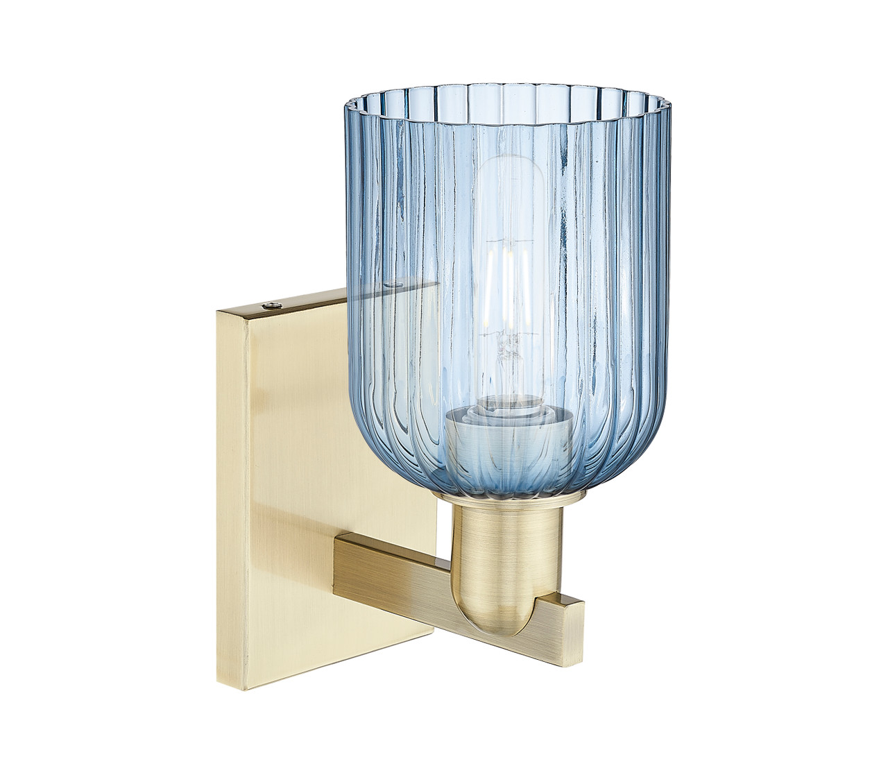 INNOVATIONS 716-1W-AB-G559-5BL Bridal Veil 1-Light Sconce Antique Brass