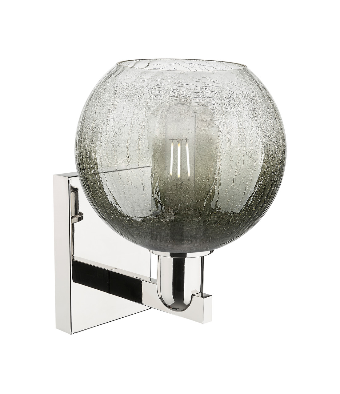 INNOVATIONS 716-1W-PN-G483-8SL Brookhaven Globe 1-Light Sconce Polished Nickel