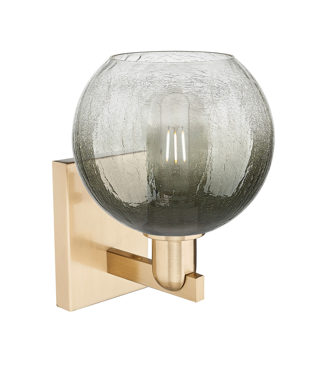 INNOVATIONS 716-1W-CB-G483-8SL Brookhaven Globe 1-Light Sconce Champagne Bronze
