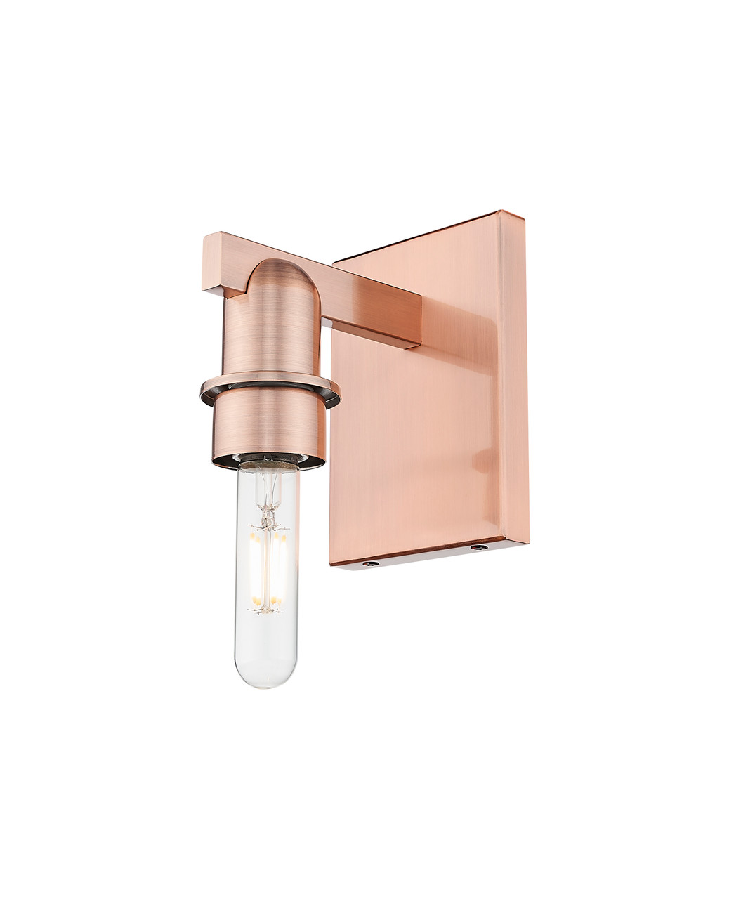 INNOVATIONS 716-1W-AC-G483-8SL Brookhaven Globe 1-Light Sconce Antique Copper