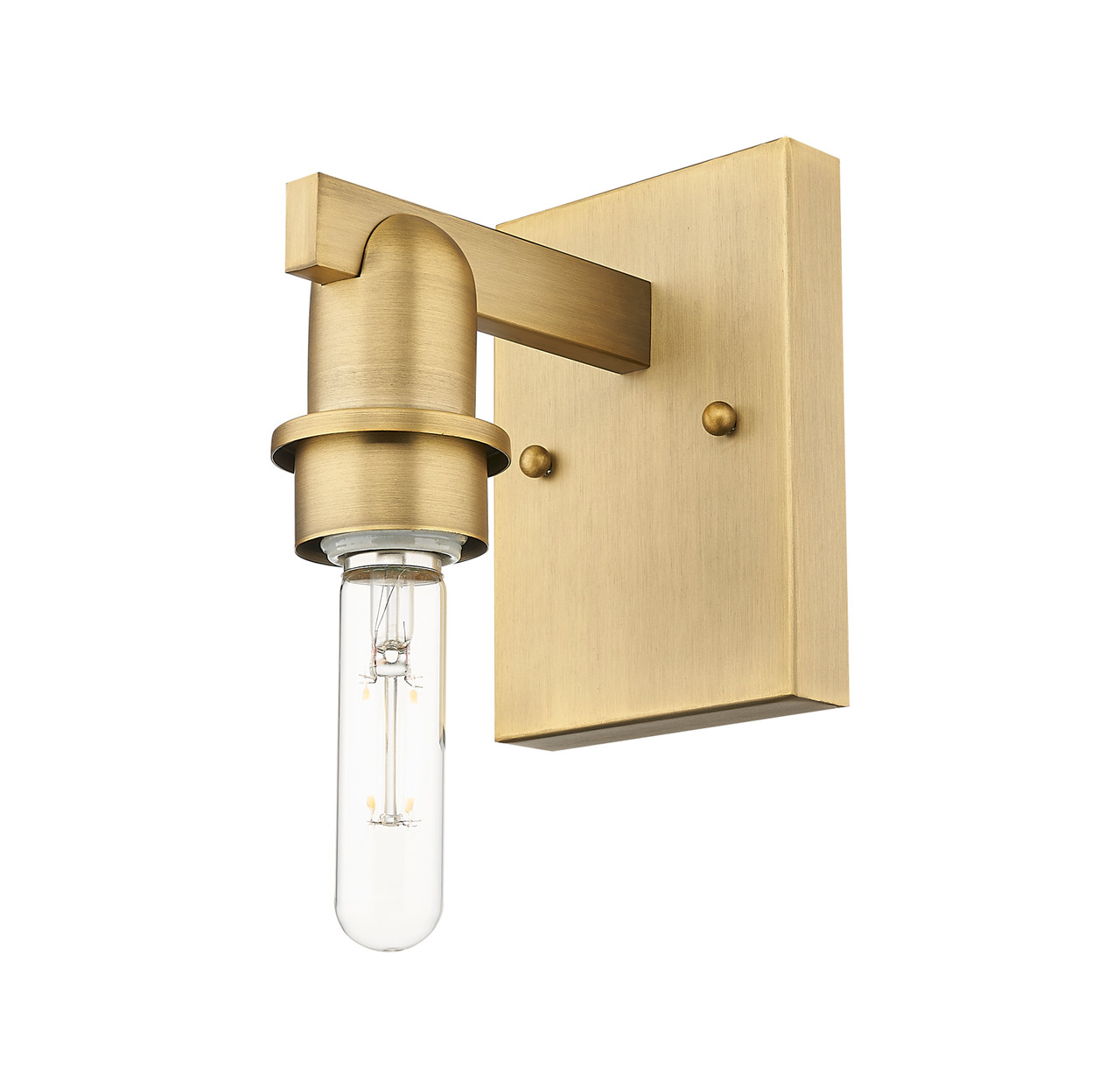 INNOVATIONS 716-1W-BB-G483-8SB Brookhaven Globe 1-Light Sconce Brushed Brass