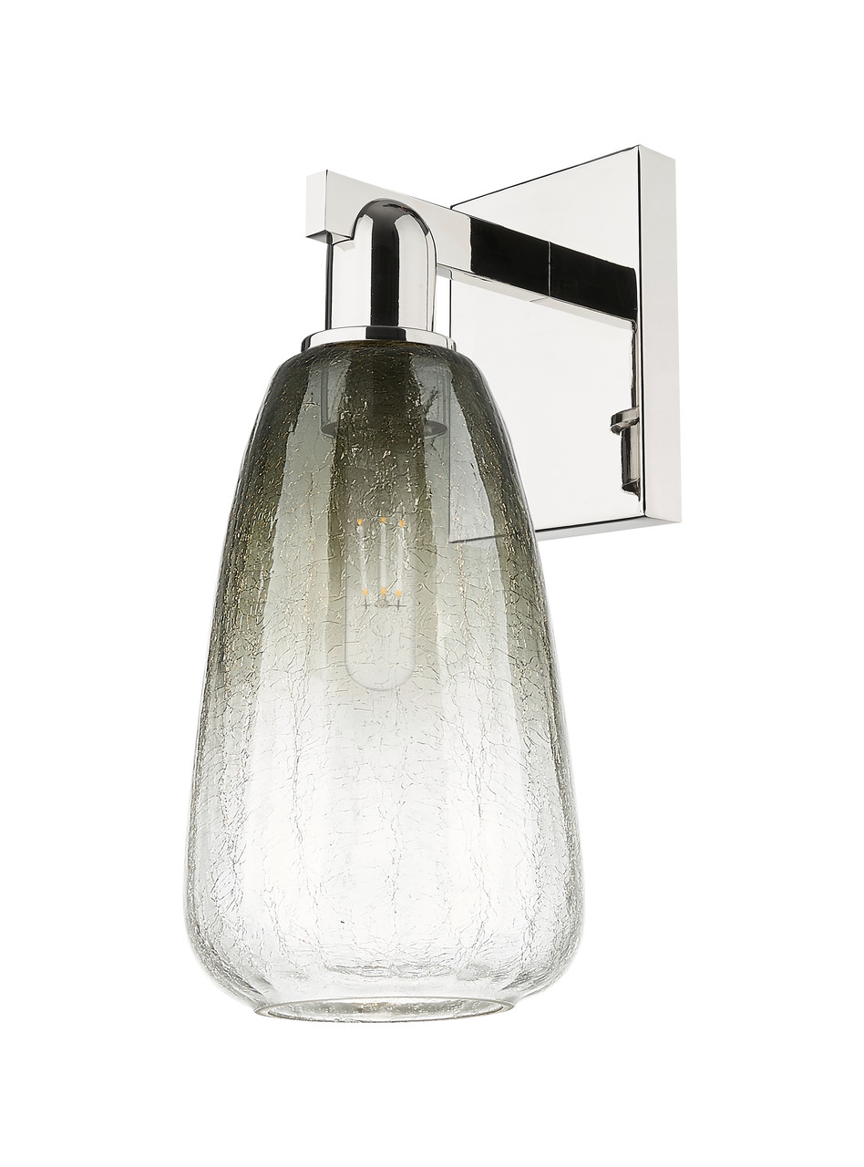 INNOVATIONS 716-1W-PN-G480-6SL Brookhaven Almond 1-Light Sconce Polished Nickel