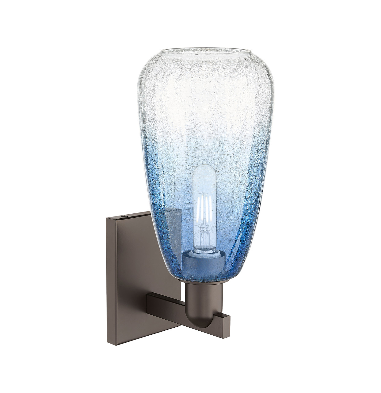 INNOVATIONS 716-1W-OB-G480-6SB Brookhaven Almond 1-Light Sconce Oil Rubbed Bronze