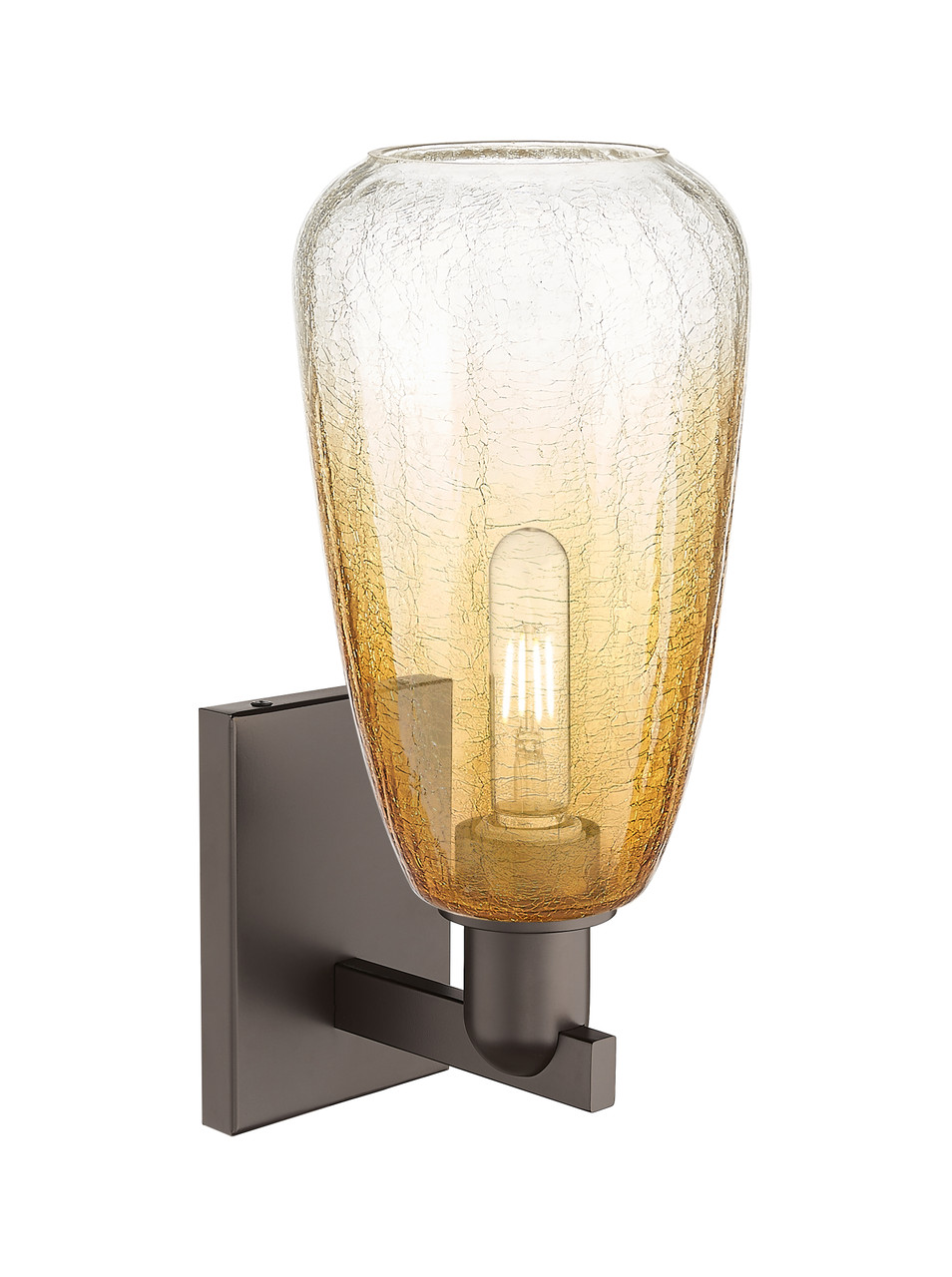 INNOVATIONS 716-1W-OB-G480-6AM Brookhaven Almond 1-Light Sconce Oil Rubbed Bronze