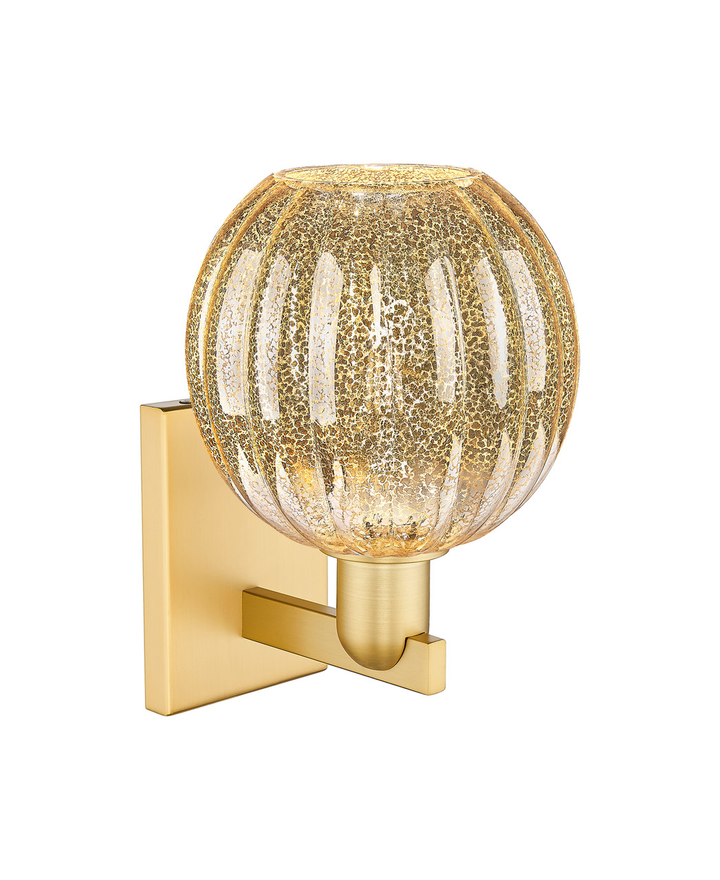 INNOVATIONS 716-1W-SG-G458-7ME Preston 1-Light Sconce Satin Gold