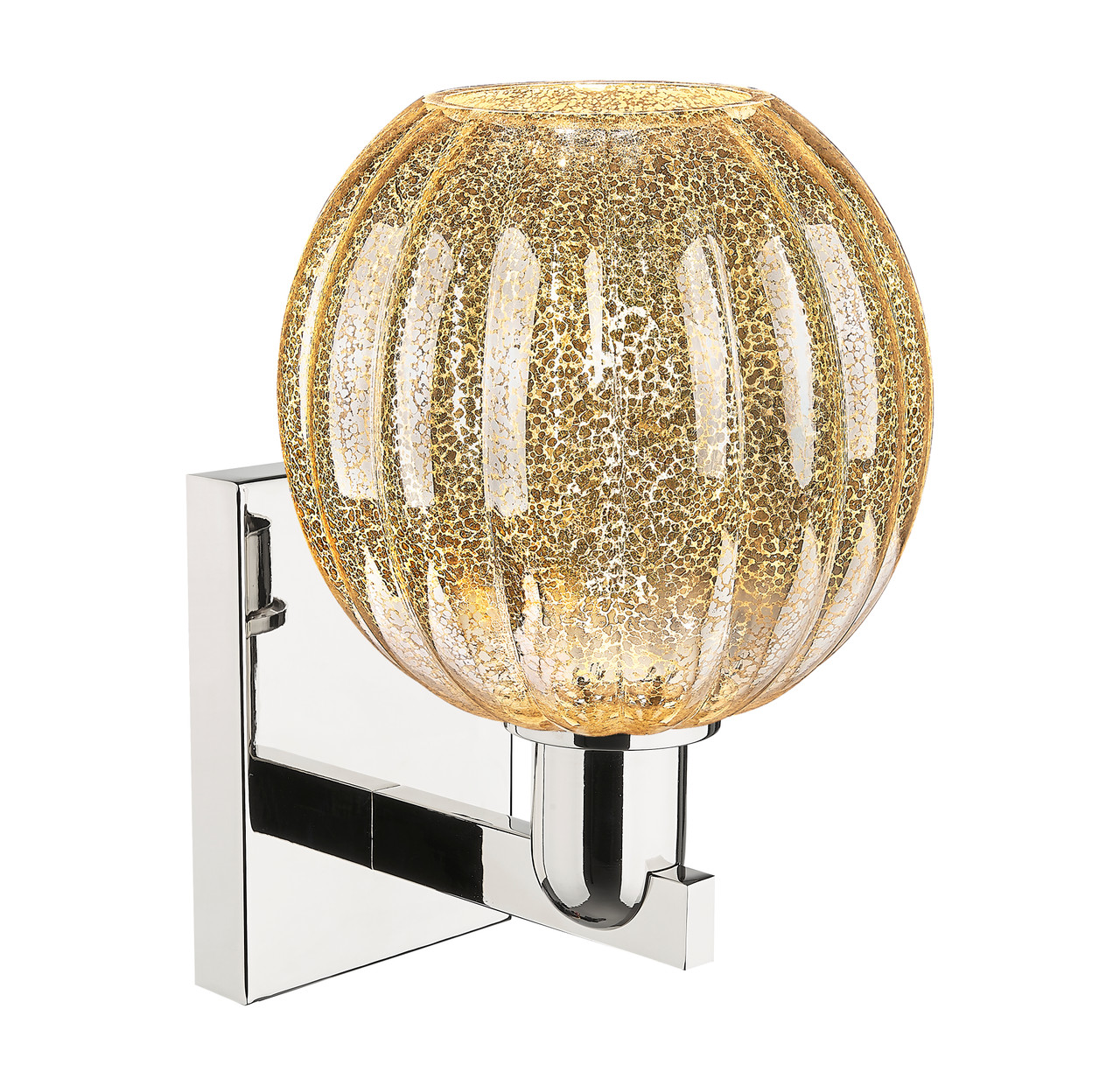 INNOVATIONS 716-1W-PN-G458-7ME Preston 1-Light Sconce Polished Nickel