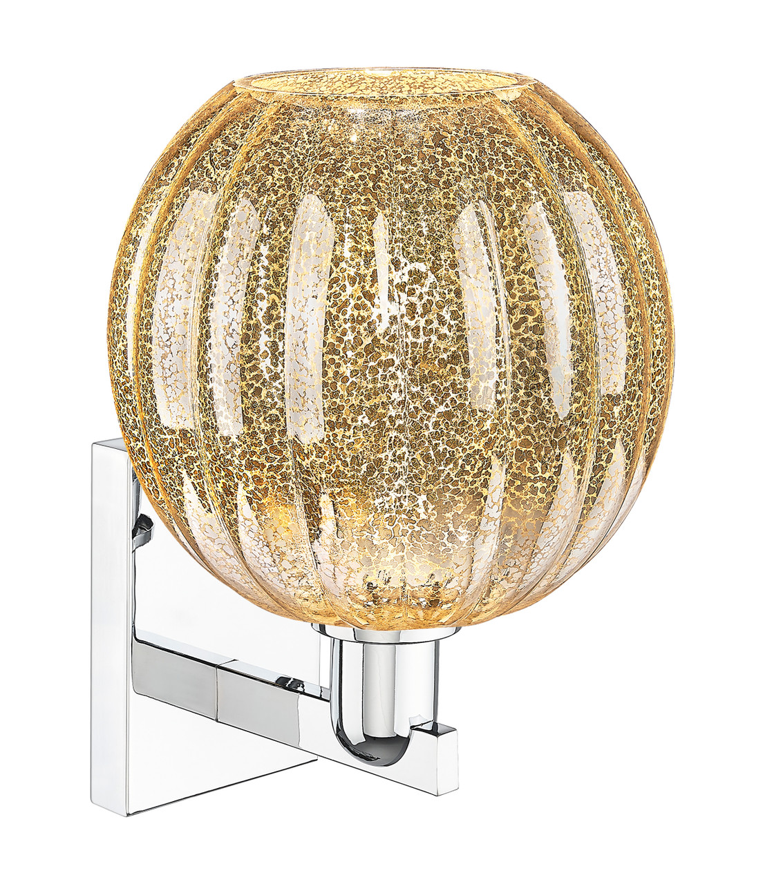 INNOVATIONS 716-1W-PC-G458-7ME Preston 1-Light Sconce Polished Chrome