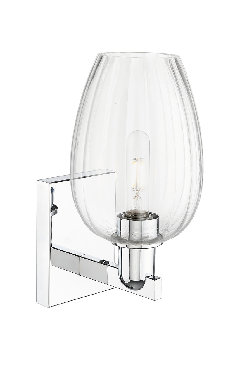 INNOVATIONS 716-1W-PC-G457-6CL Preston 1-Light Sconce Polished Chrome