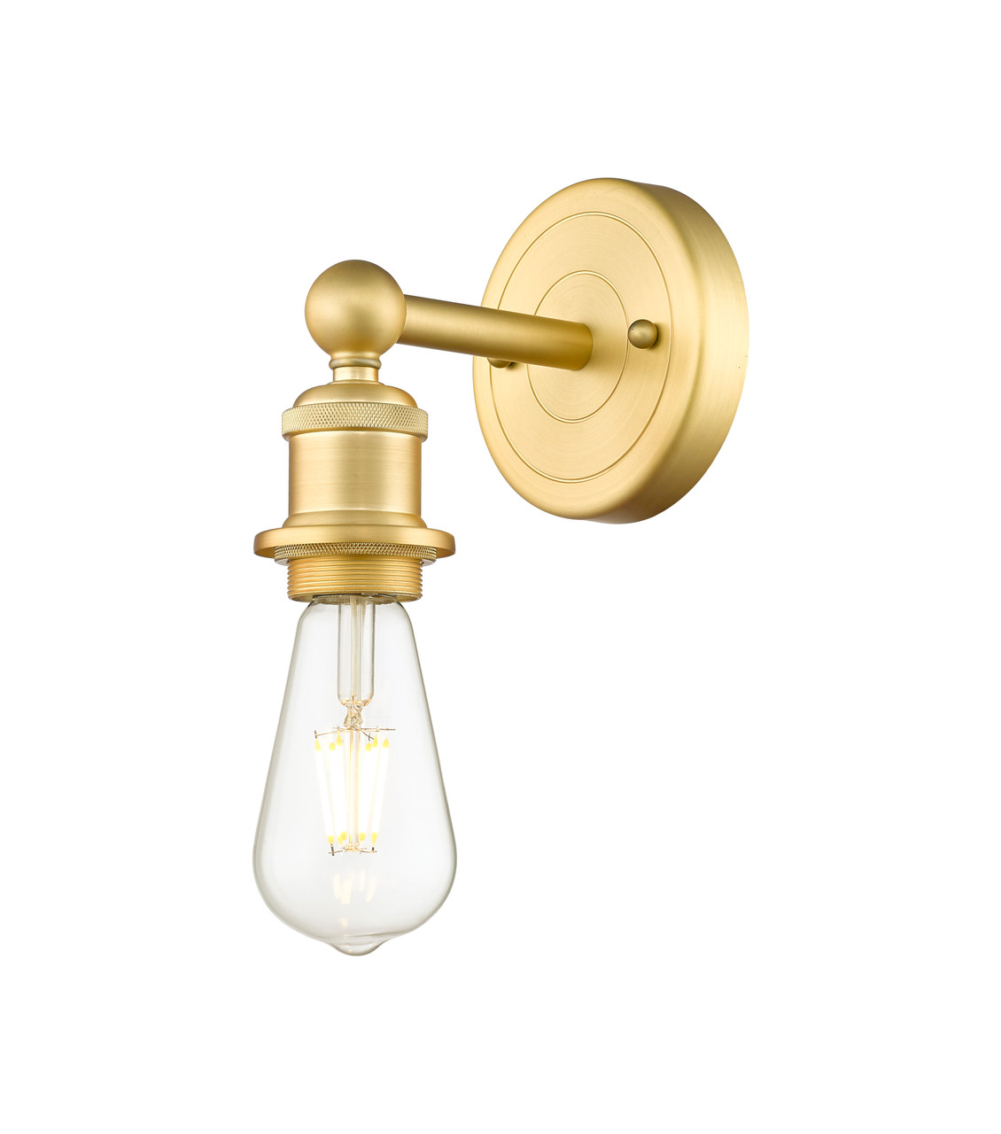 INNOVATIONS 616-1W-SG-G208-8 Beacon 1-Light Sconce Satin Gold