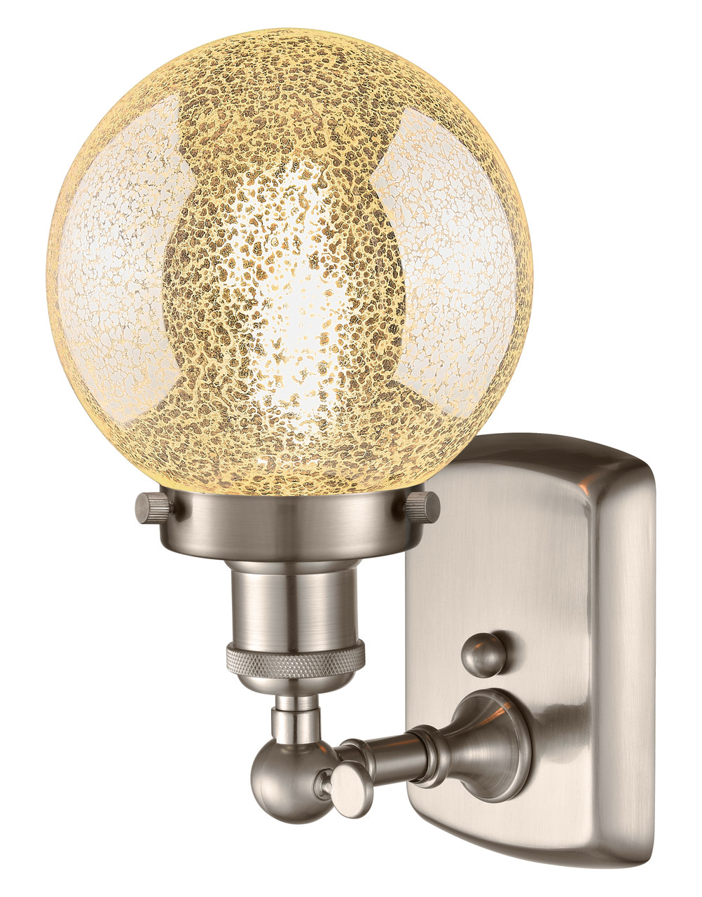 INNOVATIONS 916-1W-SN-G208-6 Beacon 1-Light Sconce Brushed Satin Nickel