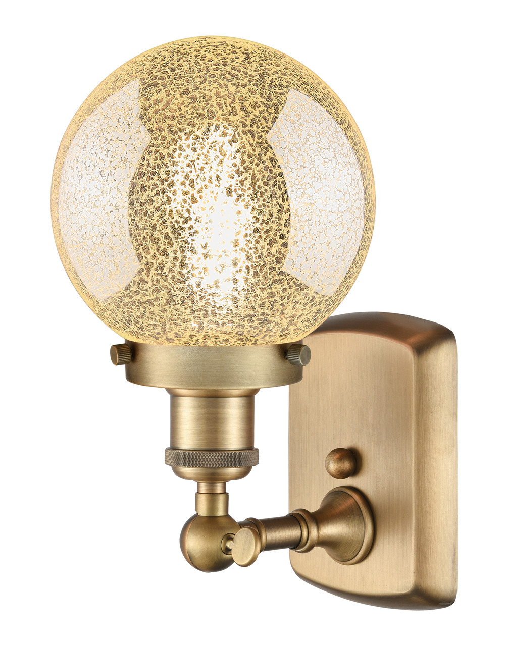 INNOVATIONS 916-1W-BB-G208-6 Beacon 1-Light Sconce Brushed Brass