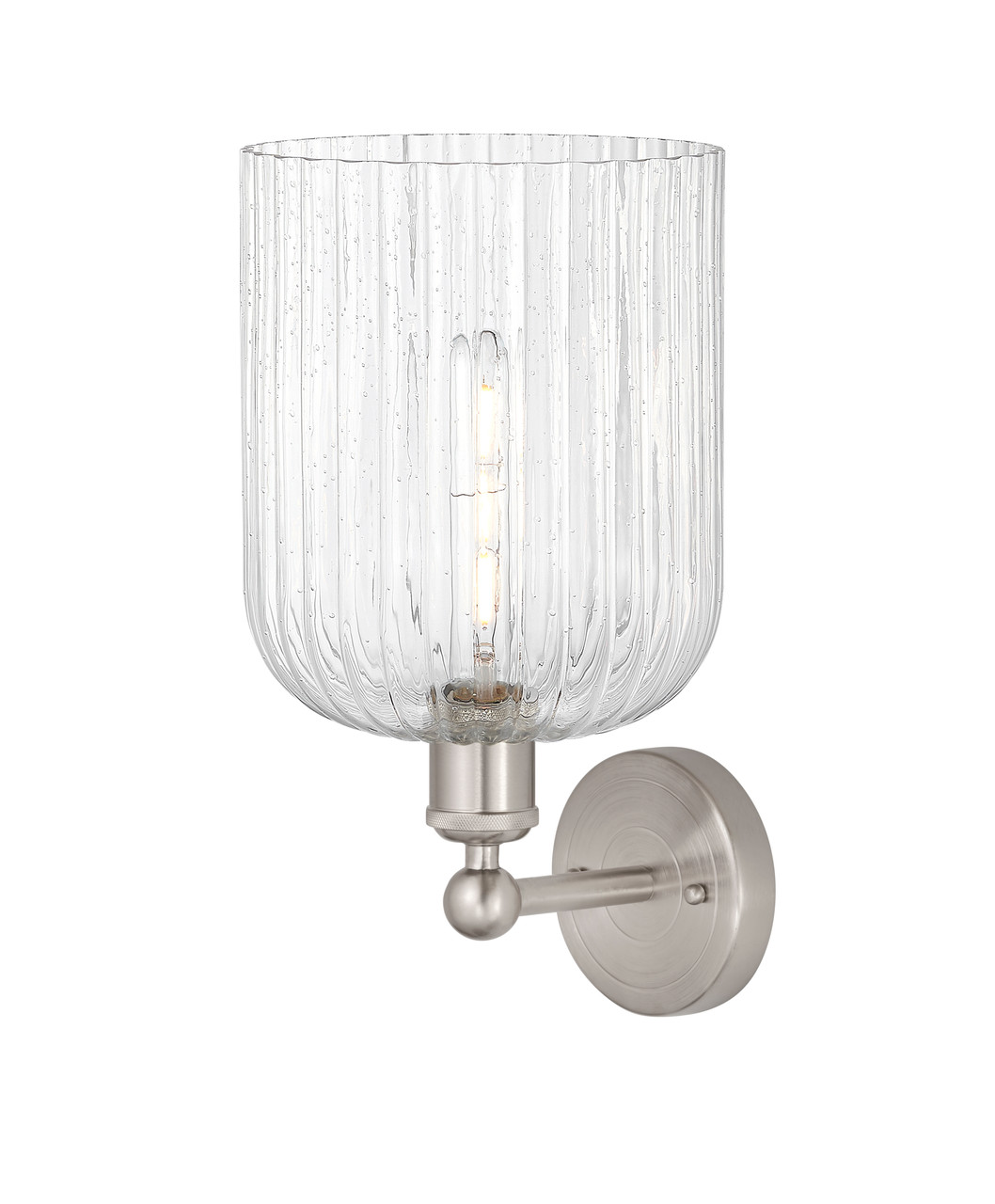 INNOVATIONS 616-1W-SN-G559-8SDY Bridal Veil 1-Light Sconce Brushed Satin Nickel