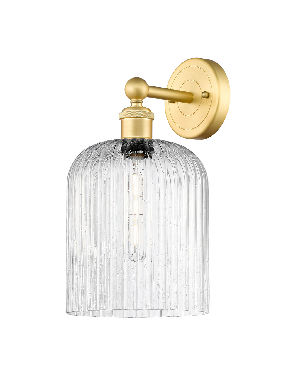 INNOVATIONS 616-1W-SG-G559-8SDY Bridal Veil 1-Light Sconce Satin Gold