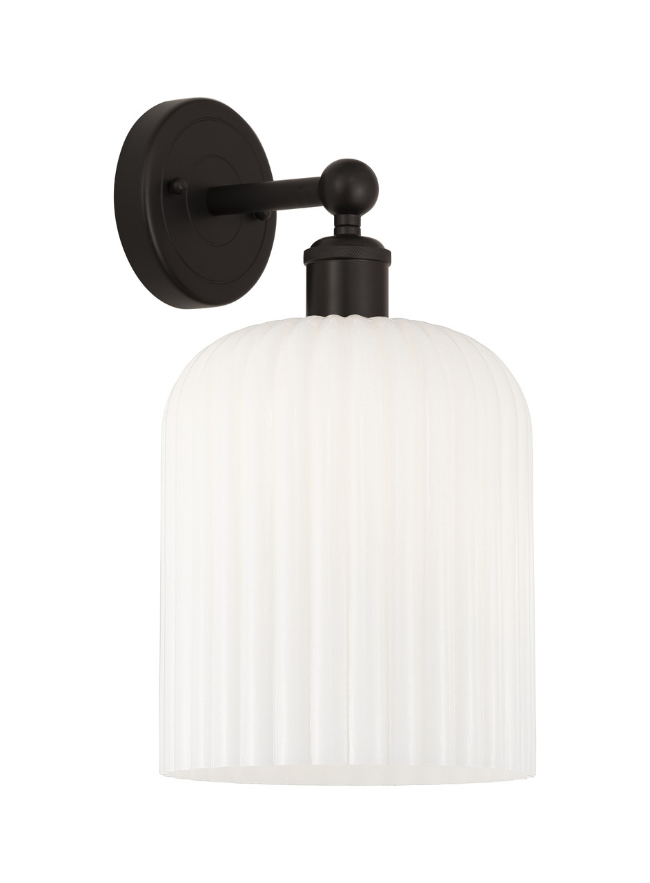 INNOVATIONS 616-1W-OB-G559-8GWH Bridal Veil 1-Light Sconce Oil Rubbed Bronze