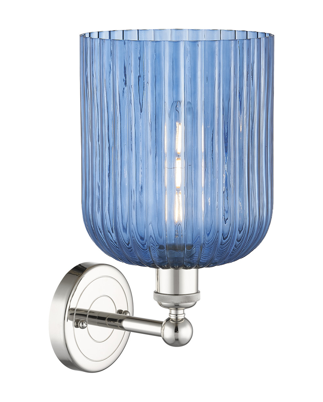 INNOVATIONS 616-1W-PN-G559-8BL Bridal Veil 1-Light Sconce Polished Nickel