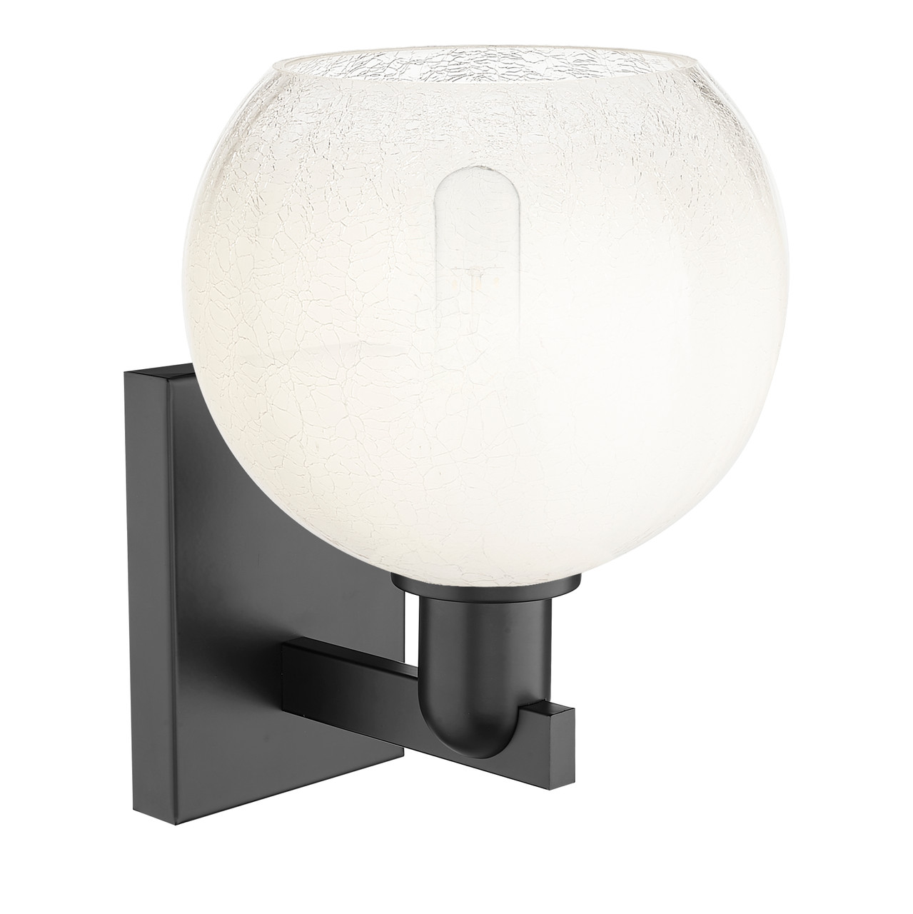 INNOVATIONS 716-1W-BK-G483-8OP Brookhaven Globe 1-Light Sconce Matte Black