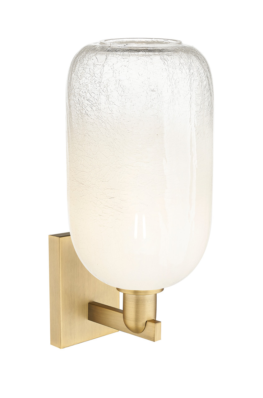 INNOVATIONS 716-1W-BB-G482-7OP Brookhaven Cloche 1-Light Sconce Brushed Brass