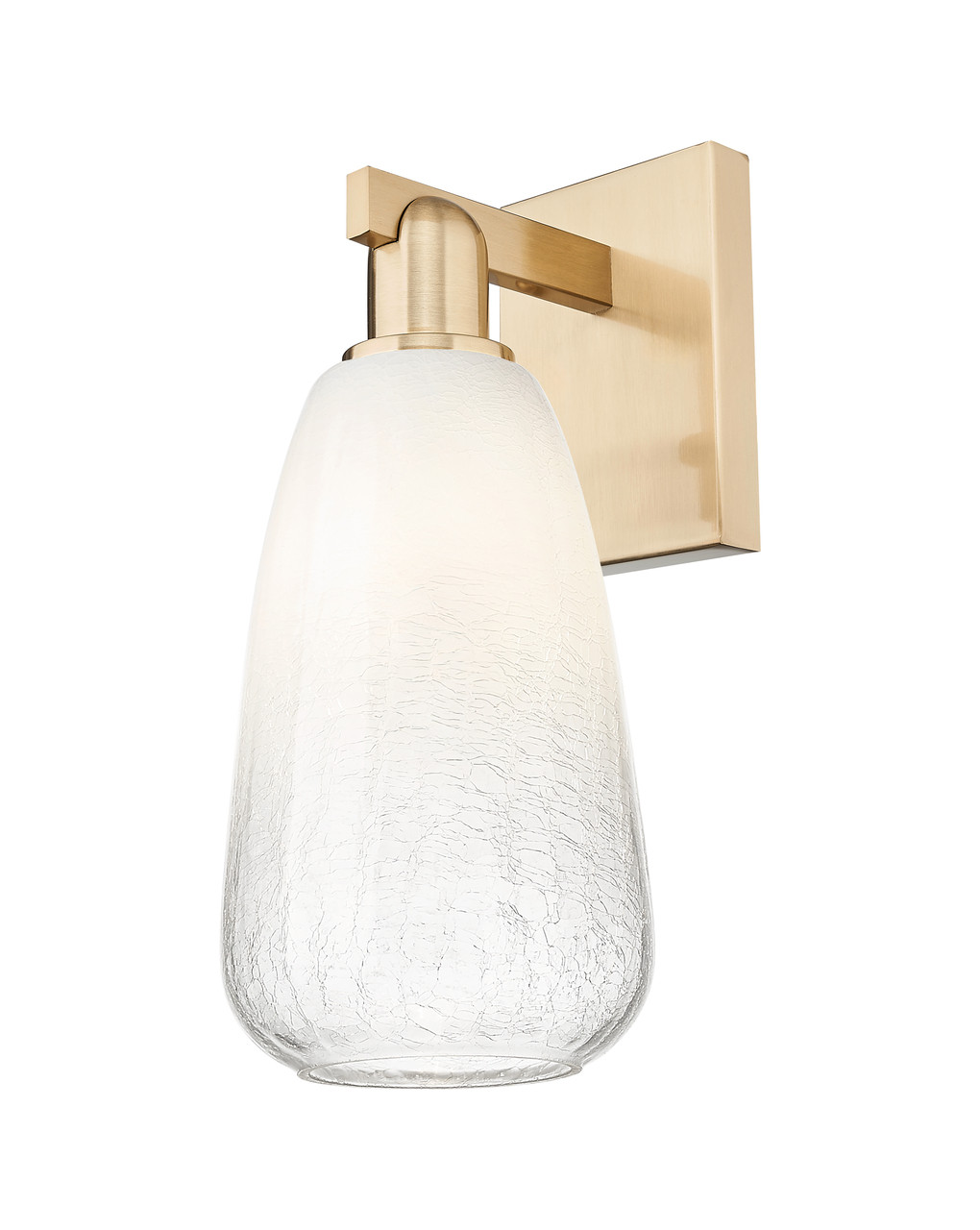 INNOVATIONS 716-1W-CB-G480-6OP Brookhaven Almond 1-Light Sconce Champagne Bronze