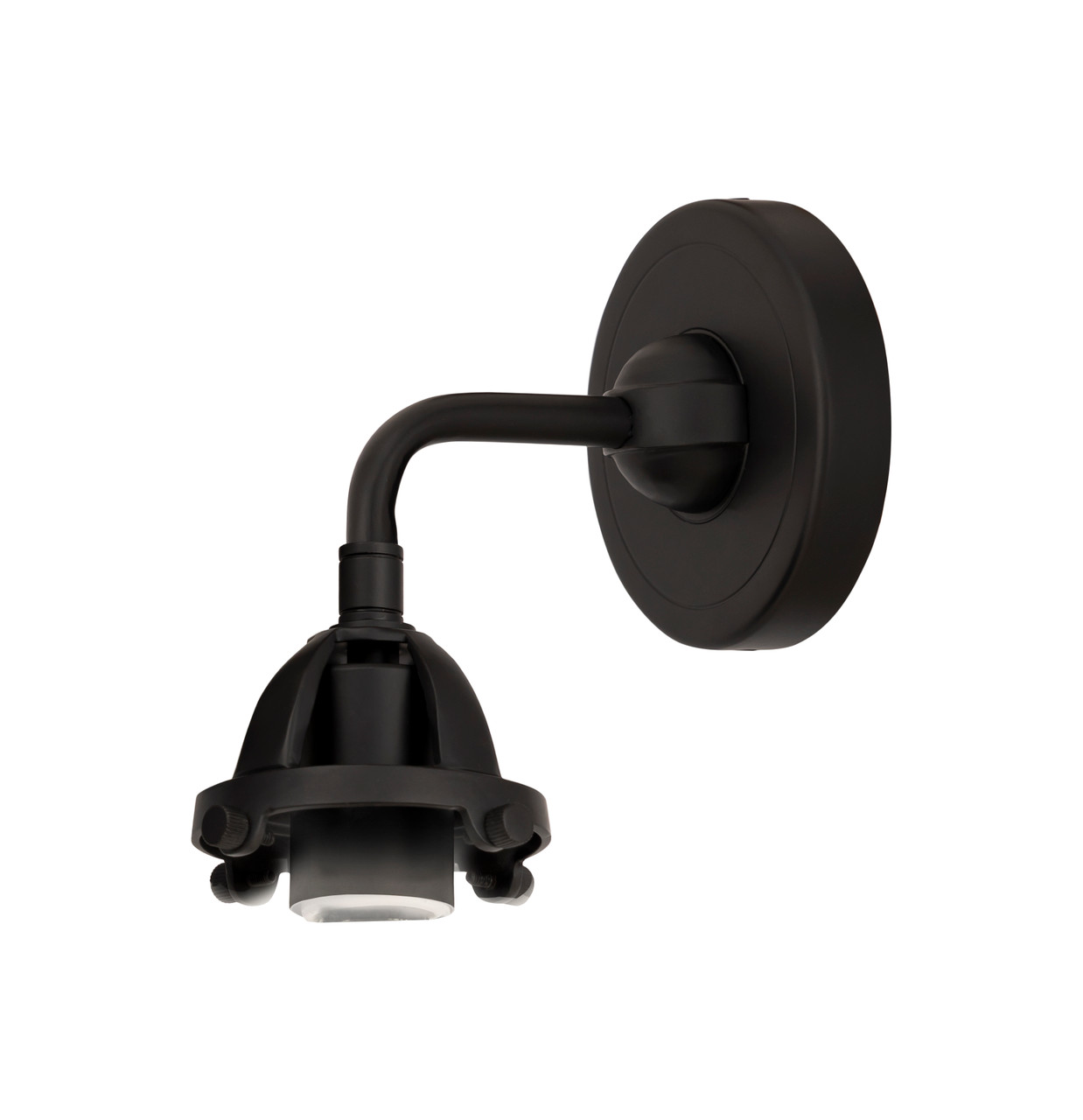 INNOVATIONS 288-1W-BK Nouveau 2 1-Light Sconce Matte Black