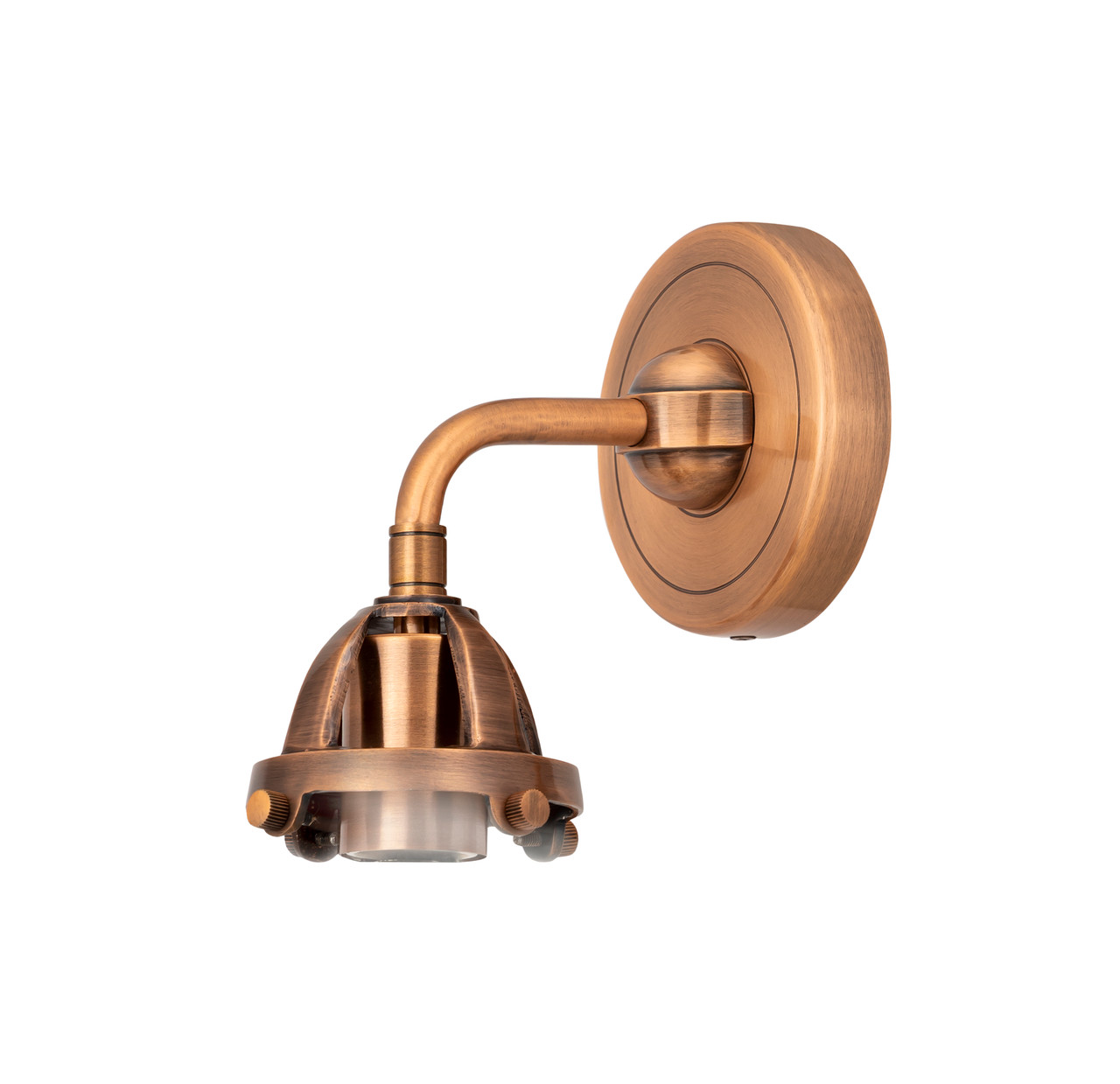 INNOVATIONS 288-1W-AC Nouveau 2 1-Light Sconce Antique Copper