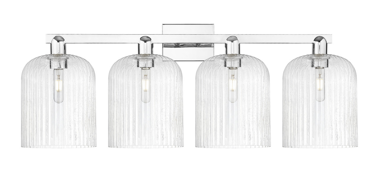 INNOVATIONS 716-4W-PC-G559-8SDY Bridal Veil 4-Light Bath Vanity Light Polished Chrome
