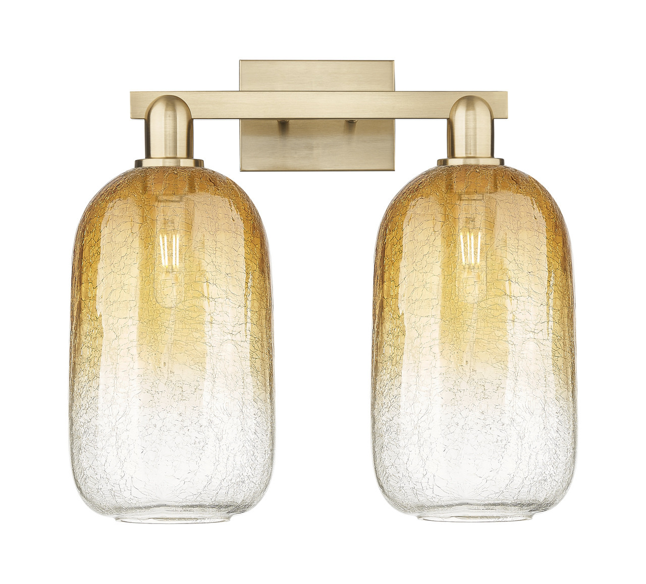 INNOVATIONS 716-2W-CB-G482-7AM Brookhaven Cloche 2-Light Bath Vanity Light Champagne Bronze