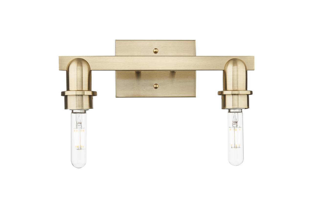 INNOVATIONS 716-2W-CB-G457-6ME Preston 2-Light Bath Vanity Light Champagne Bronze