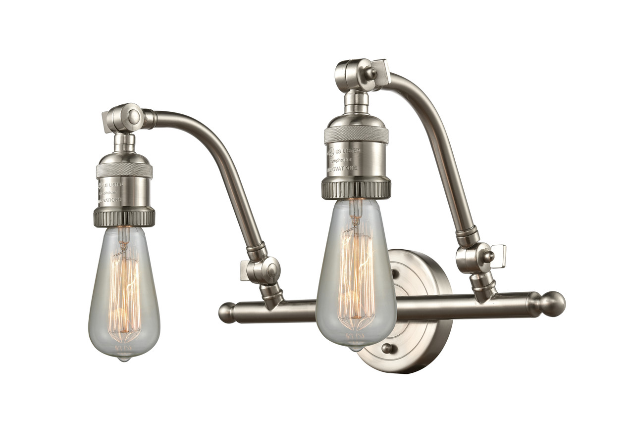 INNOVATIONS 515-2W-SN-G208-8 Beacon 2-Light Bath Vanity Light Brushed Satin Nickel