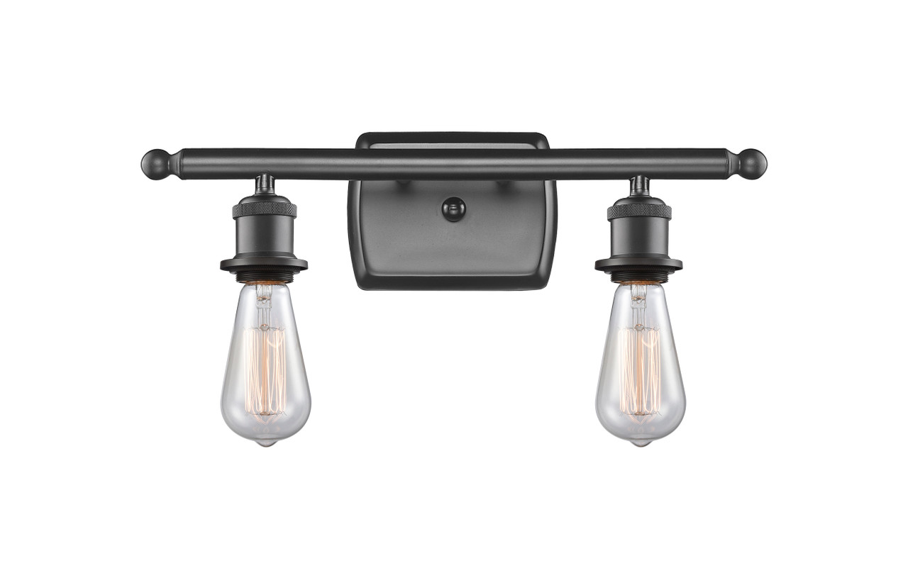 INNOVATIONS 916-2W-OB-G208-6 Beacon 2-Light Bath Vanity Light Oil Rubbed Bronze