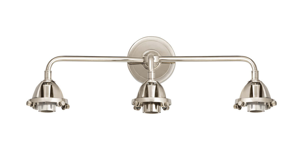 INNOVATIONS 288-3W-PN-G208-6 Beacon 3-Light Bath Vanity Light Polished Nickel