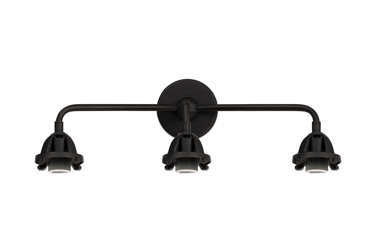 INNOVATIONS 288-3W-BK-G208-6 Beacon 3-Light Bath Vanity Light Matte Black