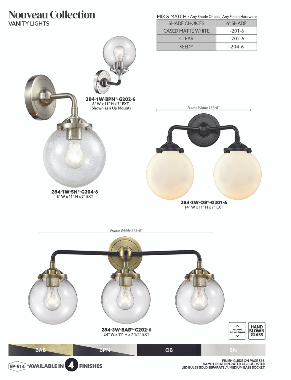 INNOVATIONS 284-2W-OB-G208-6 Beacon 2-Light Bath Vanity Light Oil Rubbed Bronze