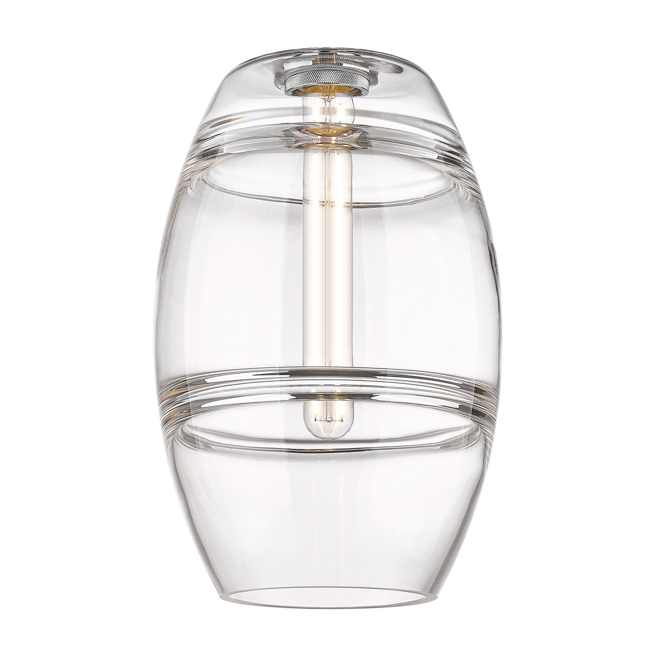 INNOVATIONS 616-4W-SN-G557-8CL Vaz 4-Light Bath Vanity Light Satin Nickel